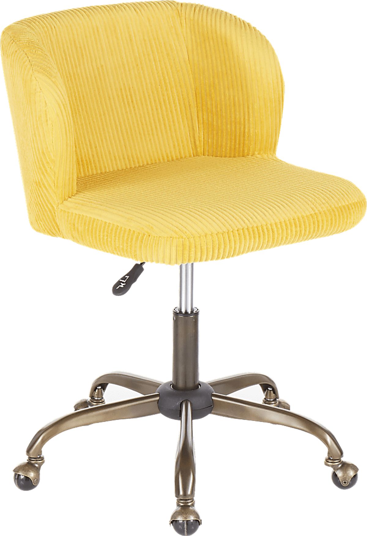 Fussell Yellow Desk Chair Rooms to Go
