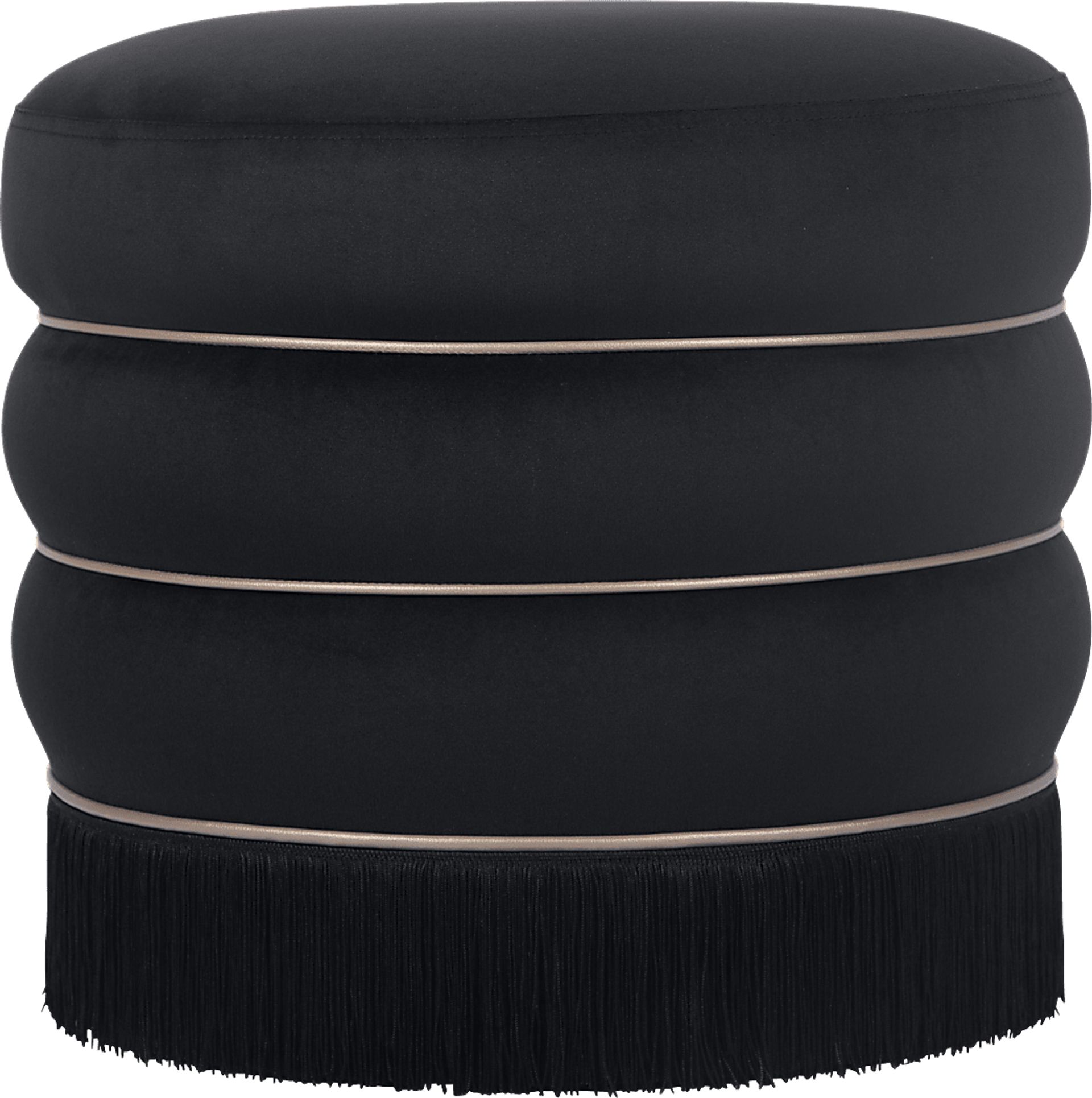 Fusteria Black Ottoman - Image 3