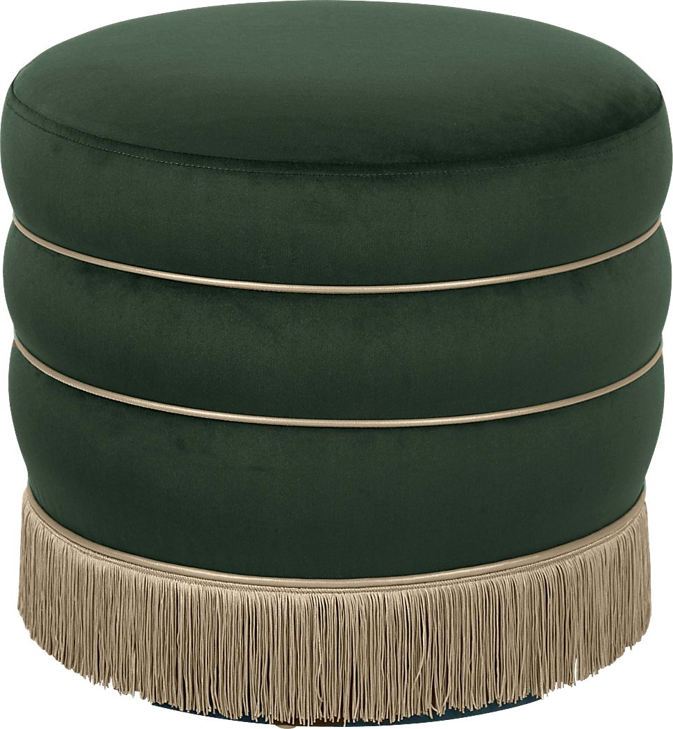 Fusteria Green Ottoman