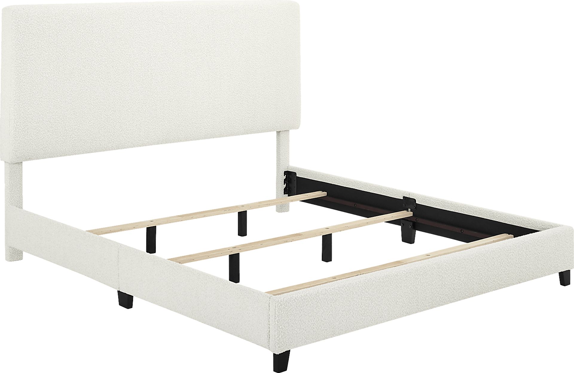 Fyna Beige King Upholstered Bed - Image 4