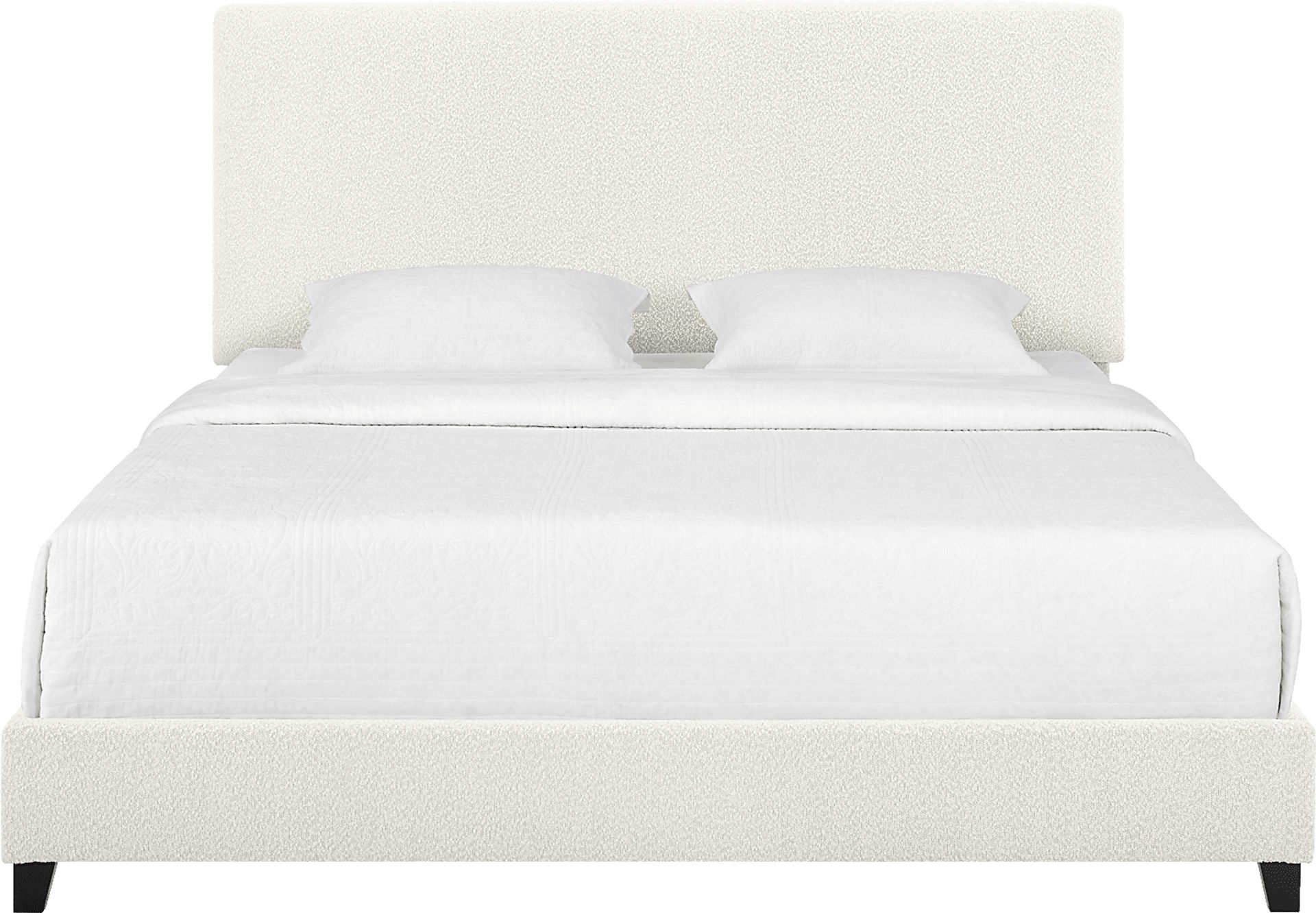 Fyna Beige King Upholstered Bed - Image 6