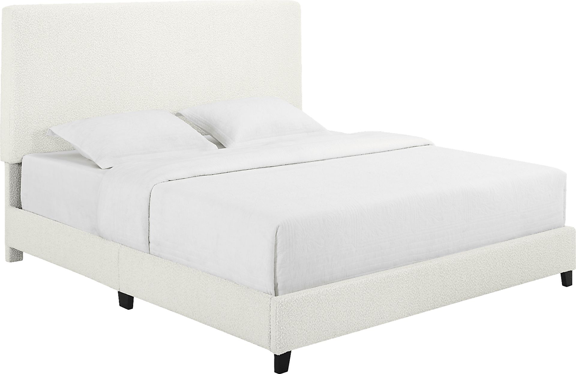 Fyna Beige King Upholstered Bed - Image 1