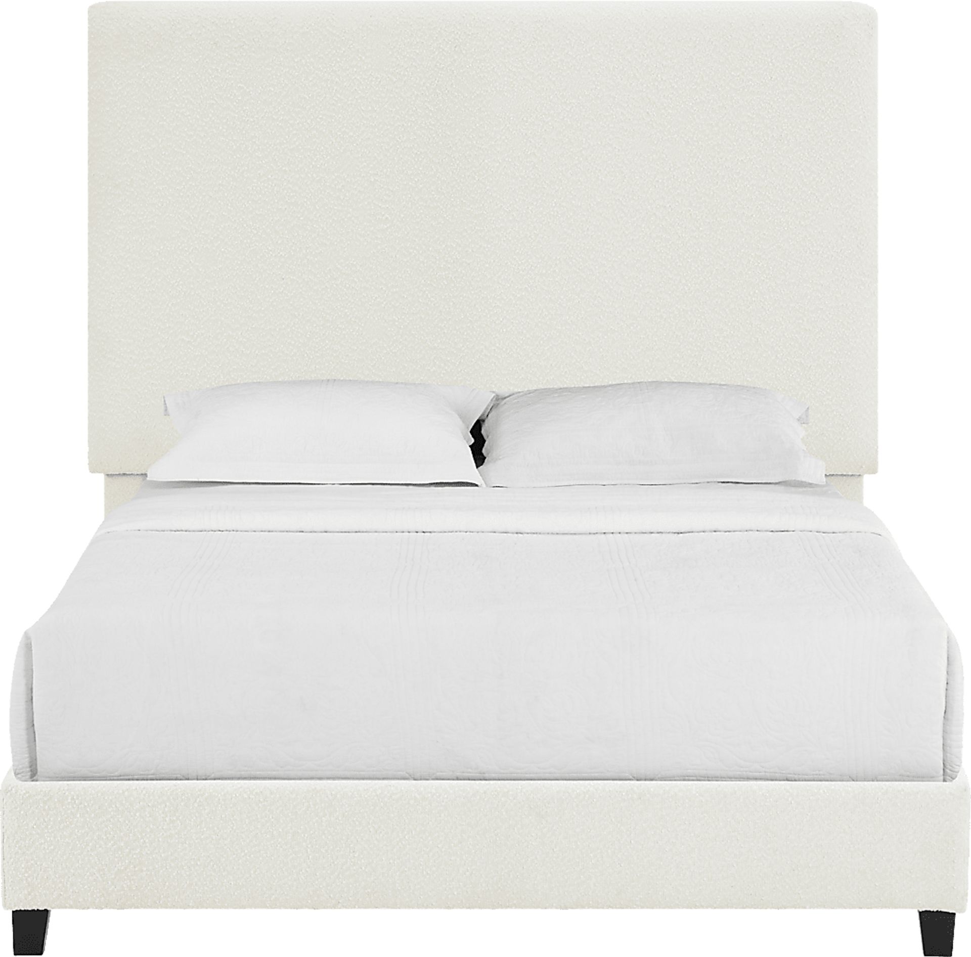 Fyna Beige Queen Upholstered Bed - Image 5