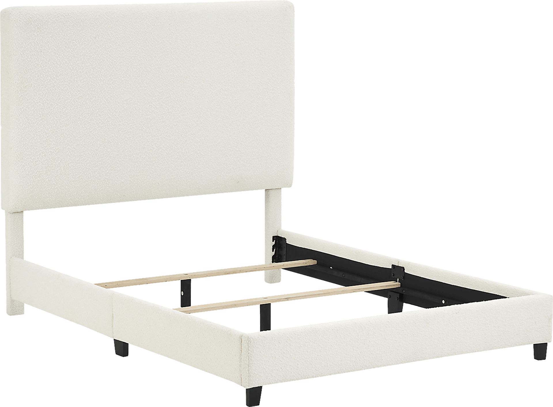 Fyna Beige Queen Upholstered Bed - Image 7