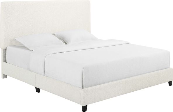 Fyna Beige Queen Upholstered Bed