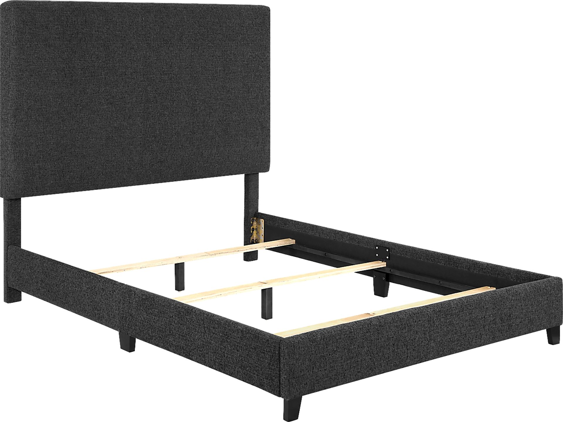 Fyna Gray Queen Upholstered Bed - Image 7