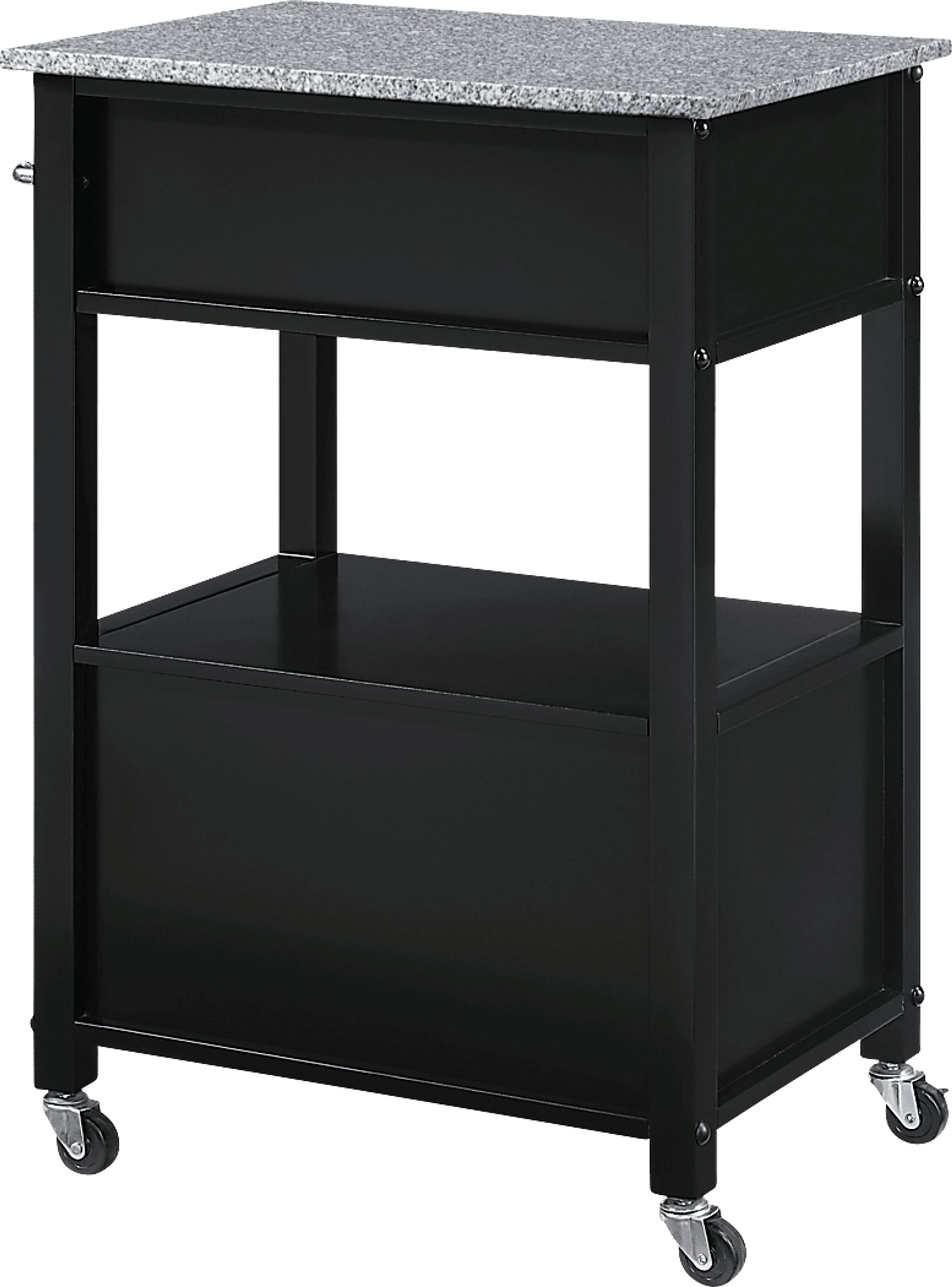 Fyonae Black Kitchen Cart - Image 3