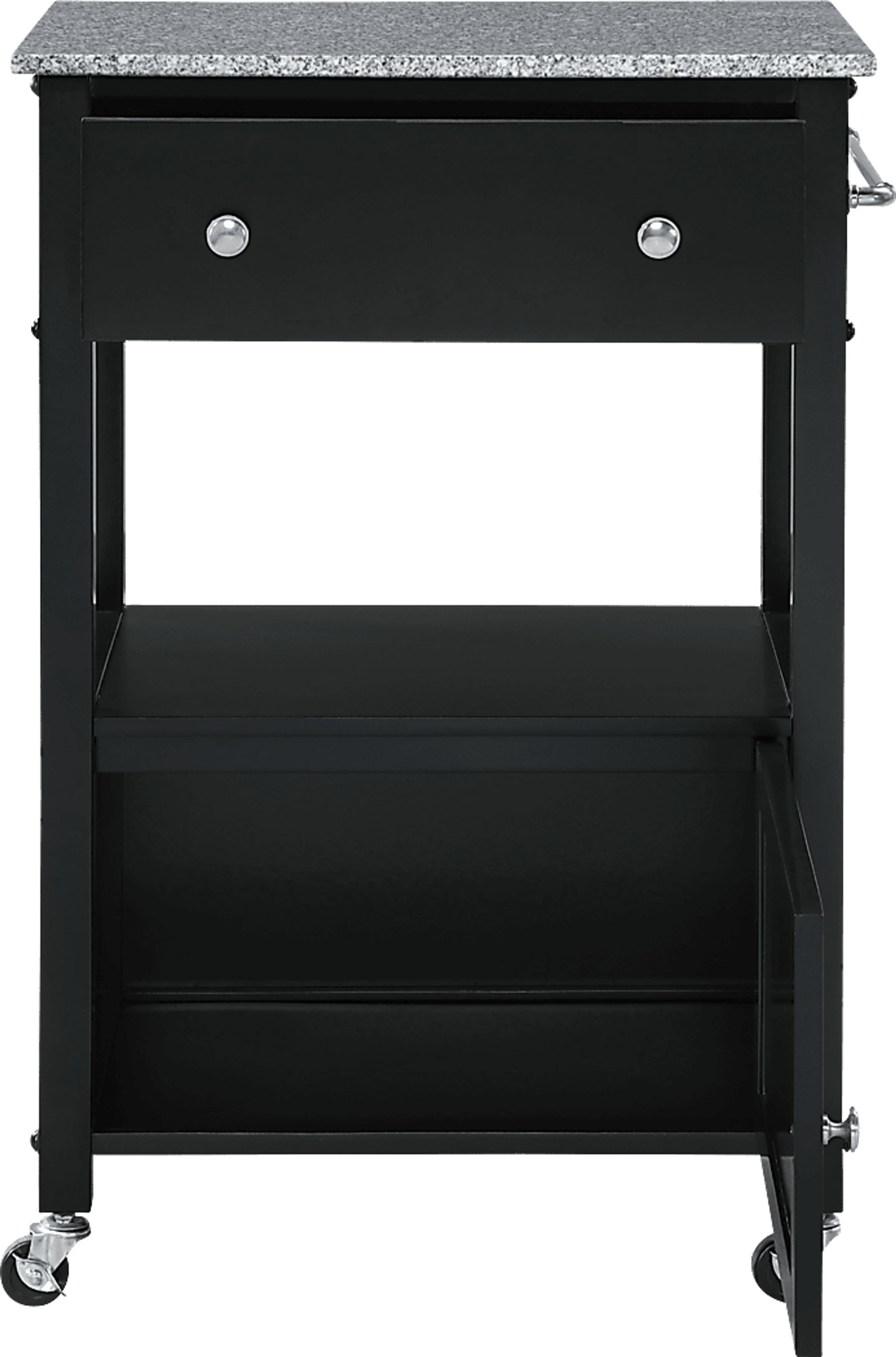 Fyonae Black Kitchen Cart - Image 4