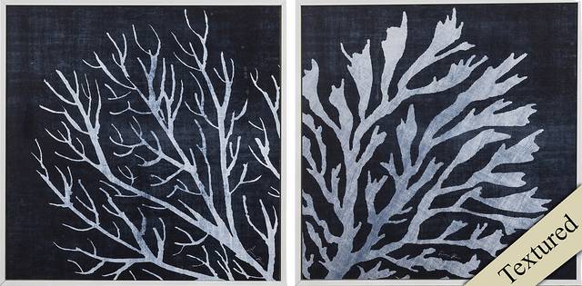 Gabaldon Blue Wall Art Set of 2 - Thumbnail - Image 1