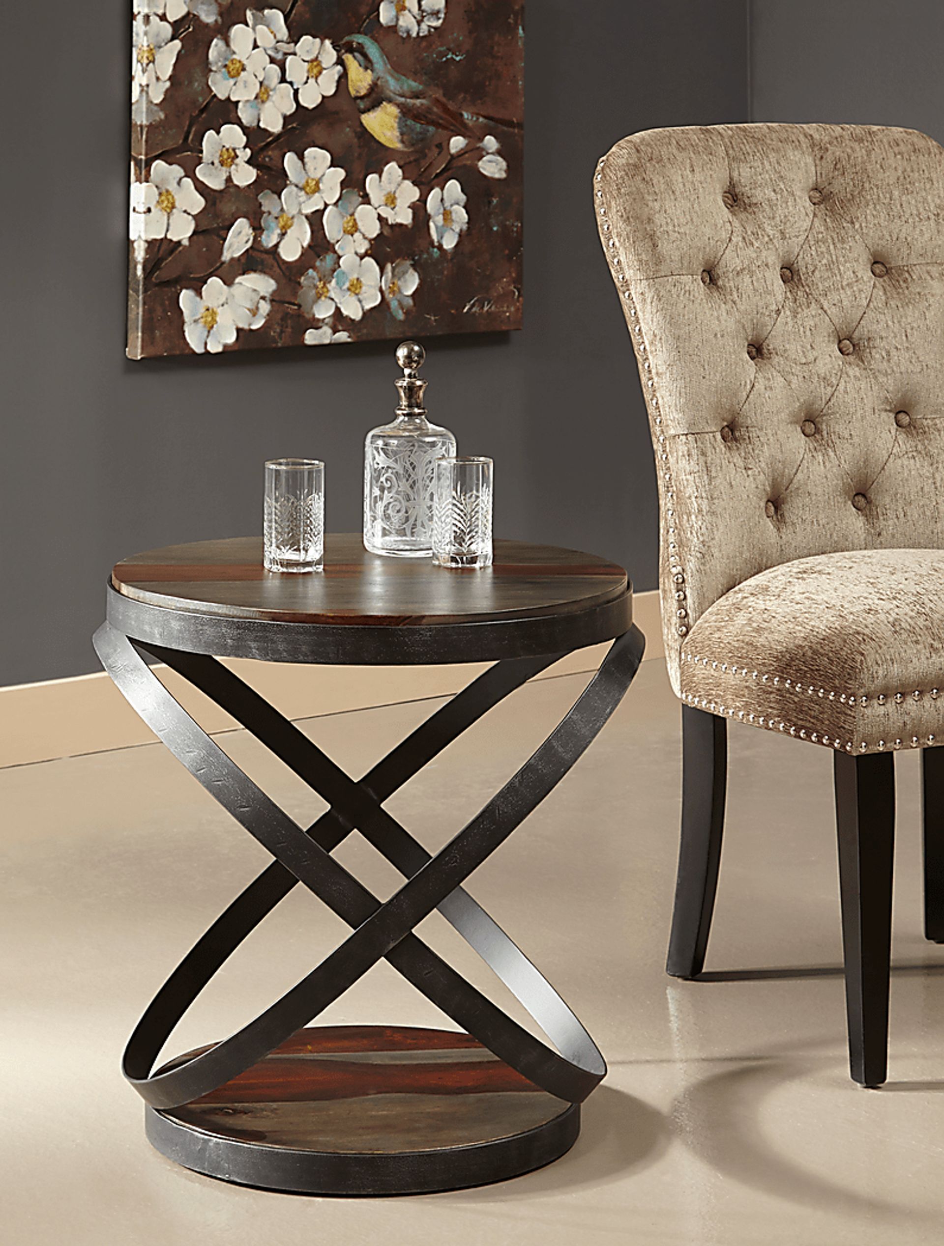 Gabeheart Gray Accent Table - Image 2