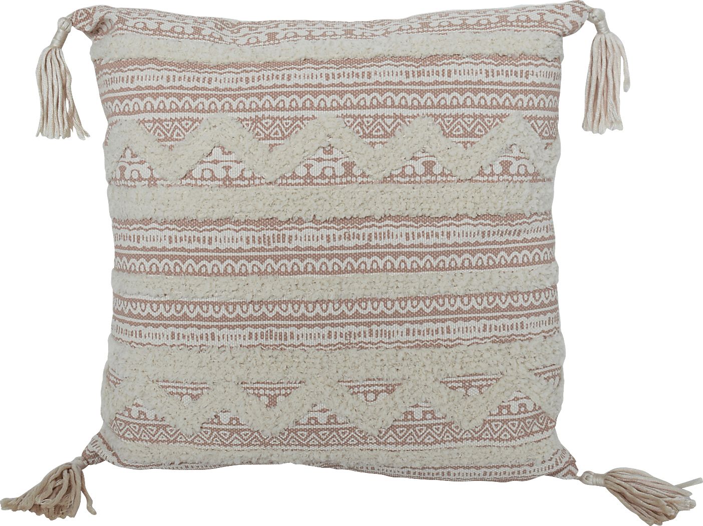 Gaberonne Beige Throw Pillow