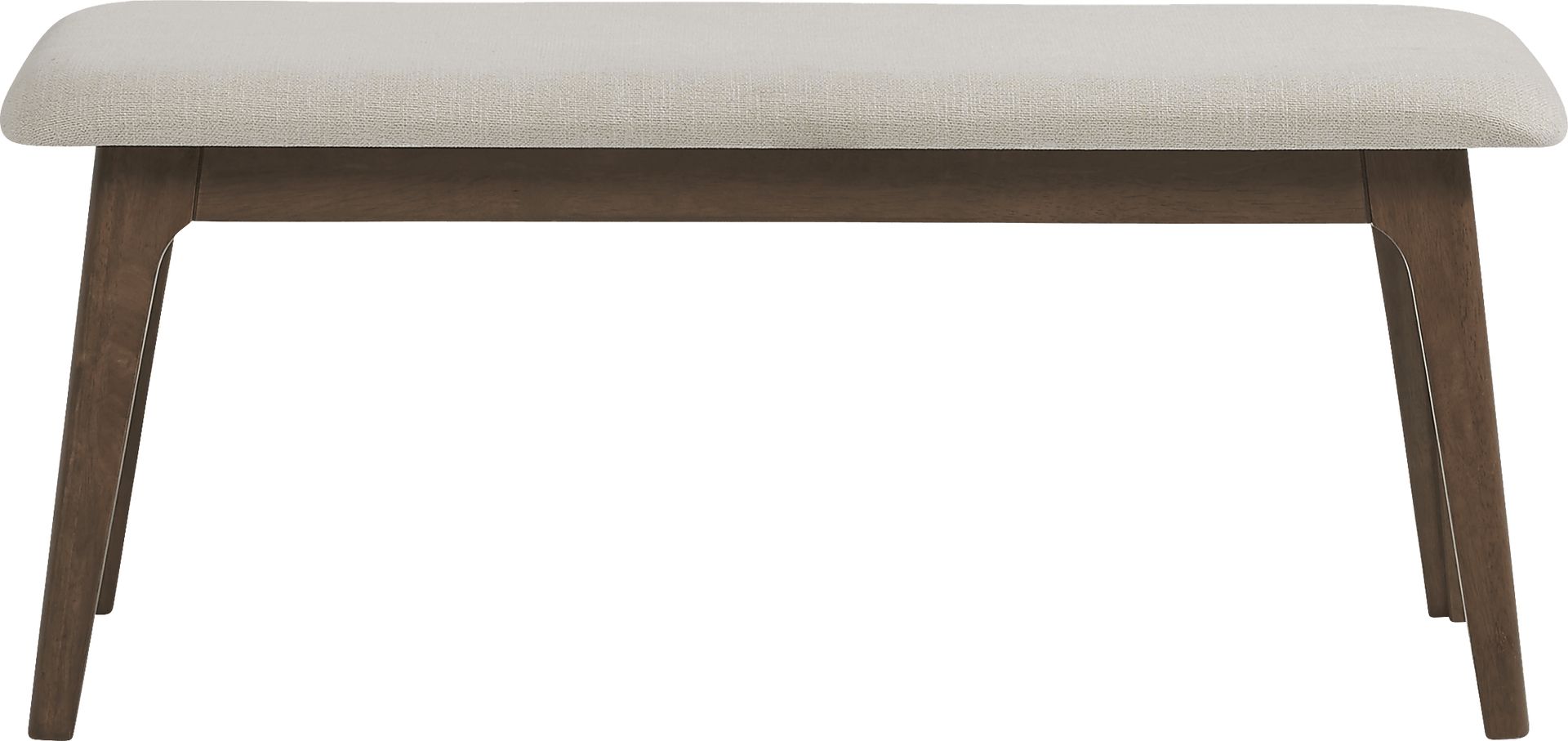 Gabian Square Walnut Dining Bench - Image 2