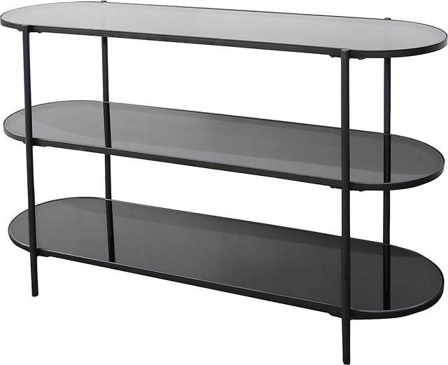 Gablebend Black Console Table - Thumbnail - Image 3