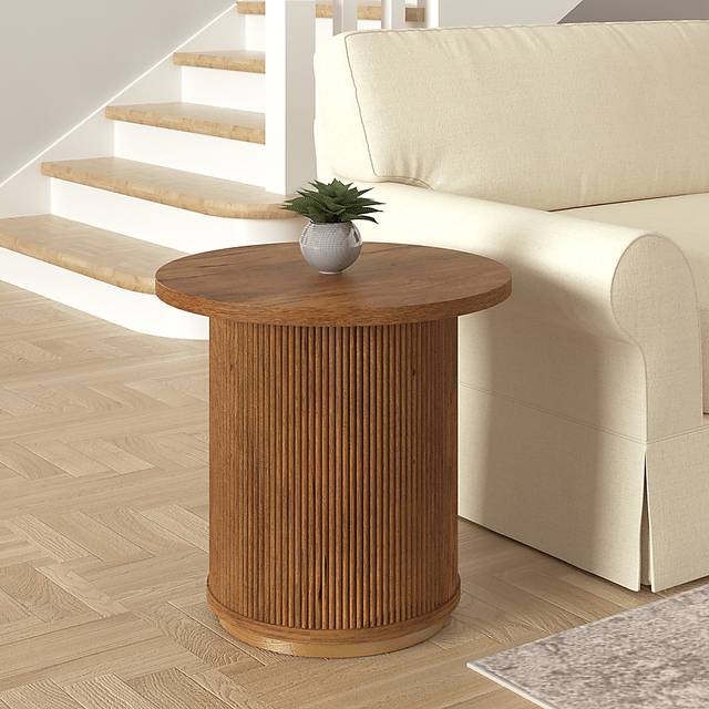 Gabre II Brown Accent Table - Thumbnail - Image 2