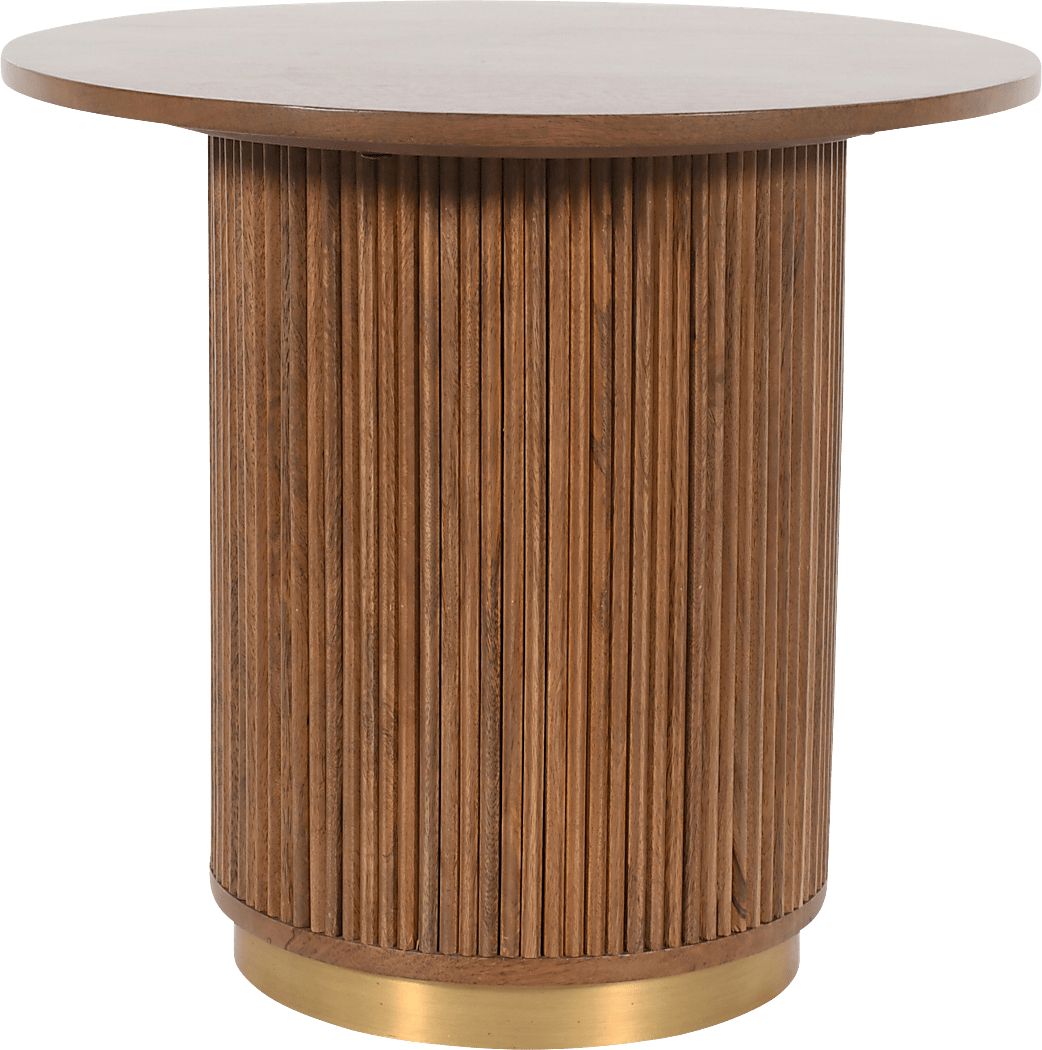 Gabre II Brown Accent Table