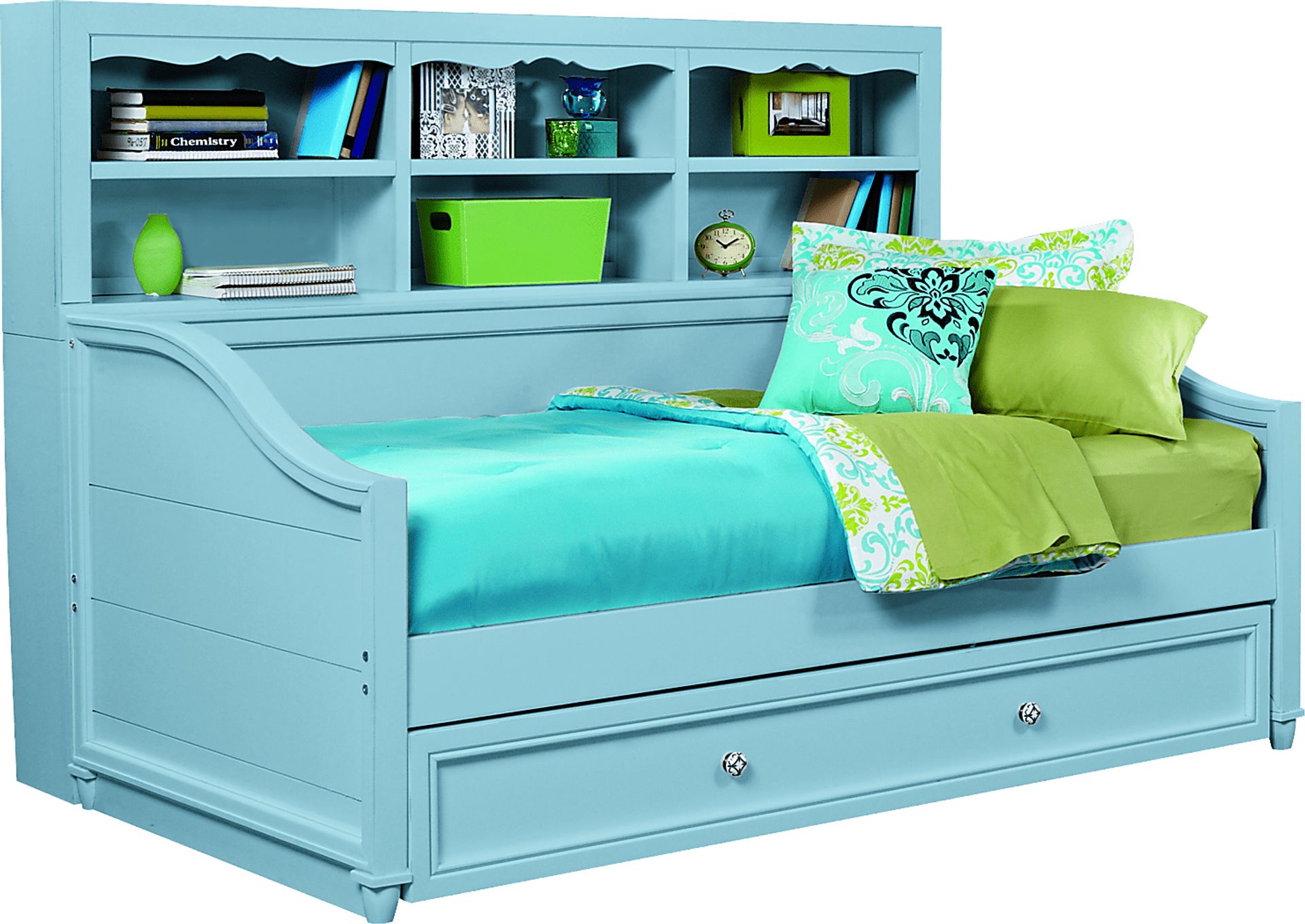 Gabriella Calming Sky 3 Pc Bookcase Daybed - Image 1
