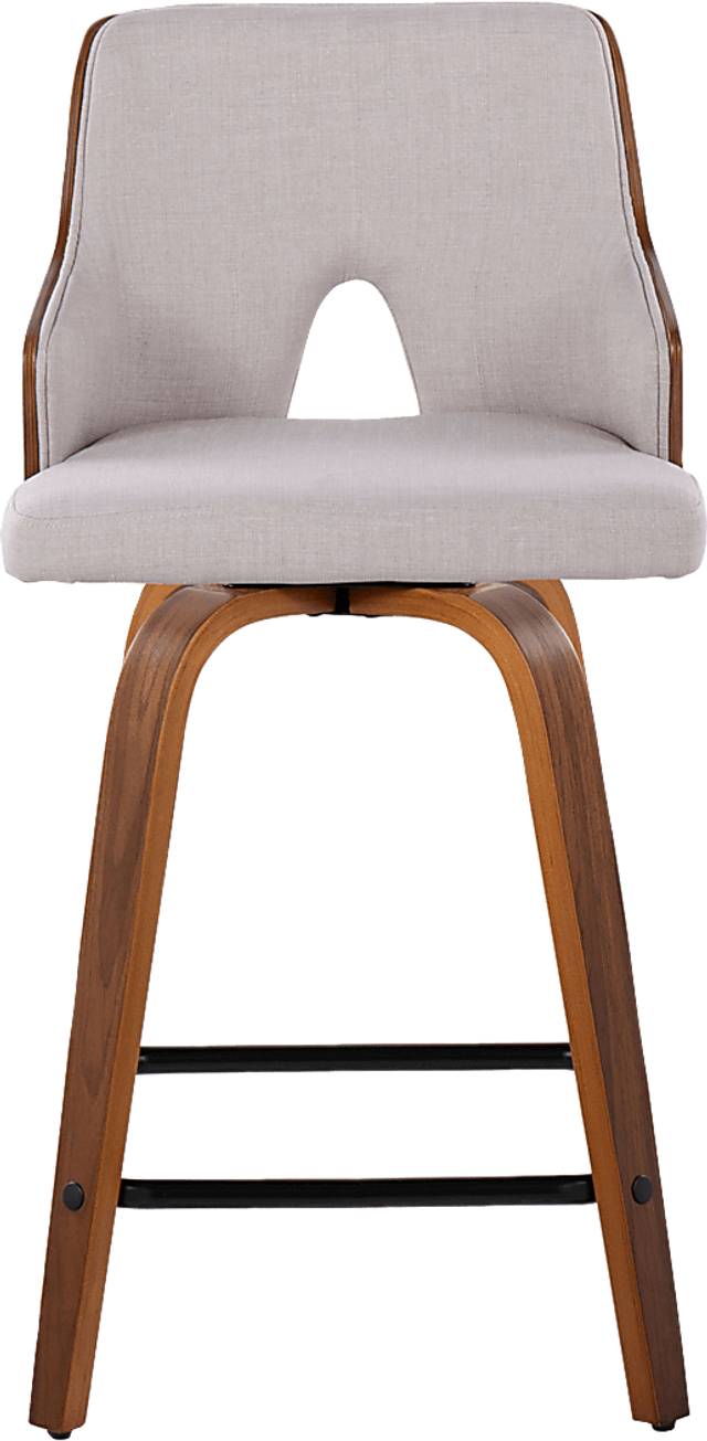 Gadsen II Cream Swivel Counter Height Stool, Set of 2 - Thumbnail - Image 8