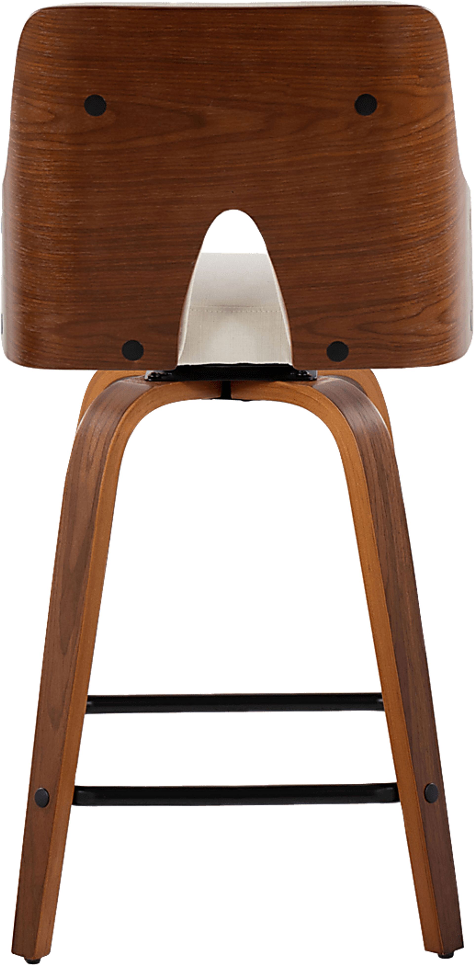 Gadsen II Cream Swivel Counter Height Stool, Set of 2 - Image 7