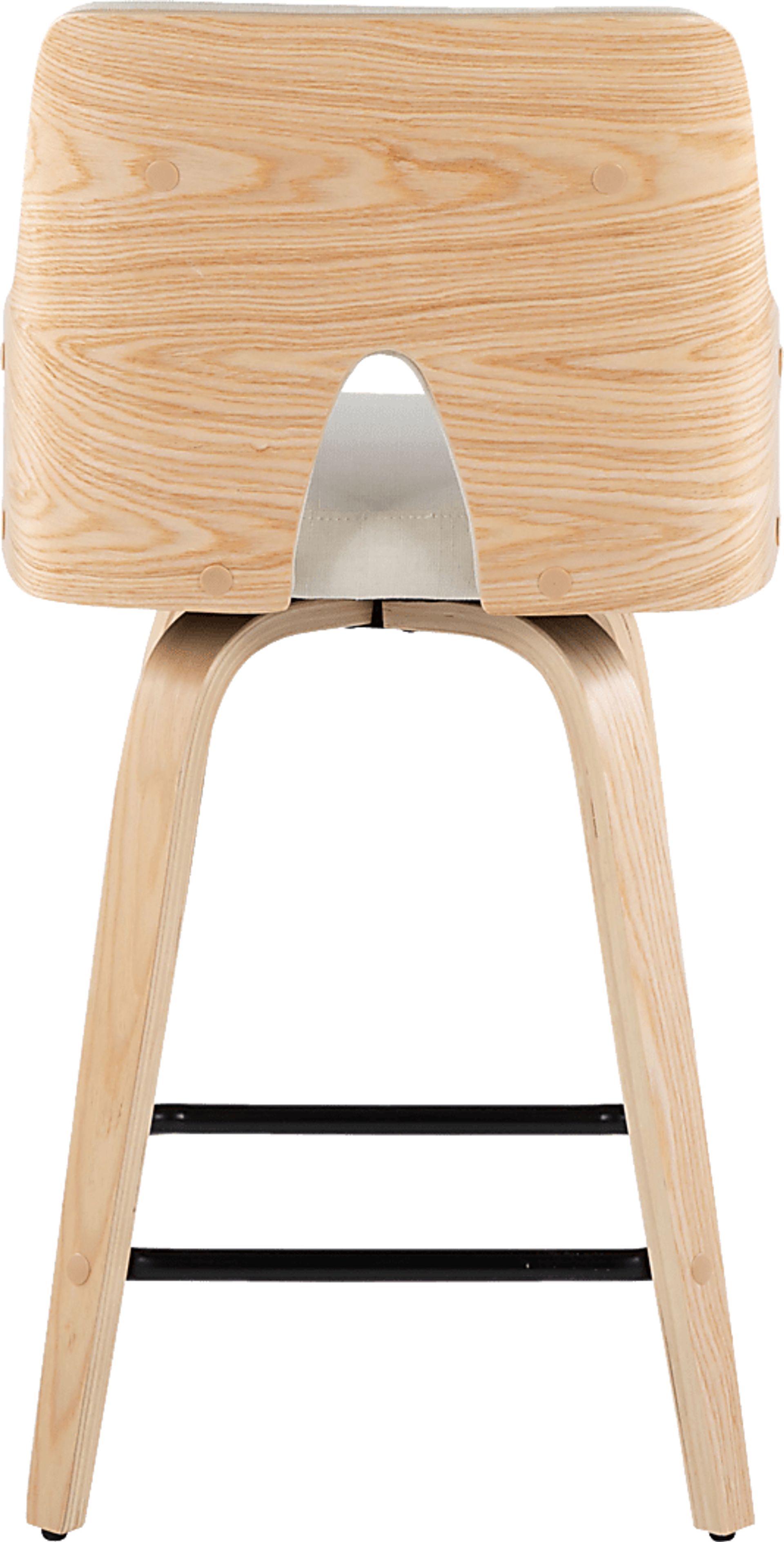 Gadson I Cream Swivel Counter Height Stool, Set of 2 - Image 7