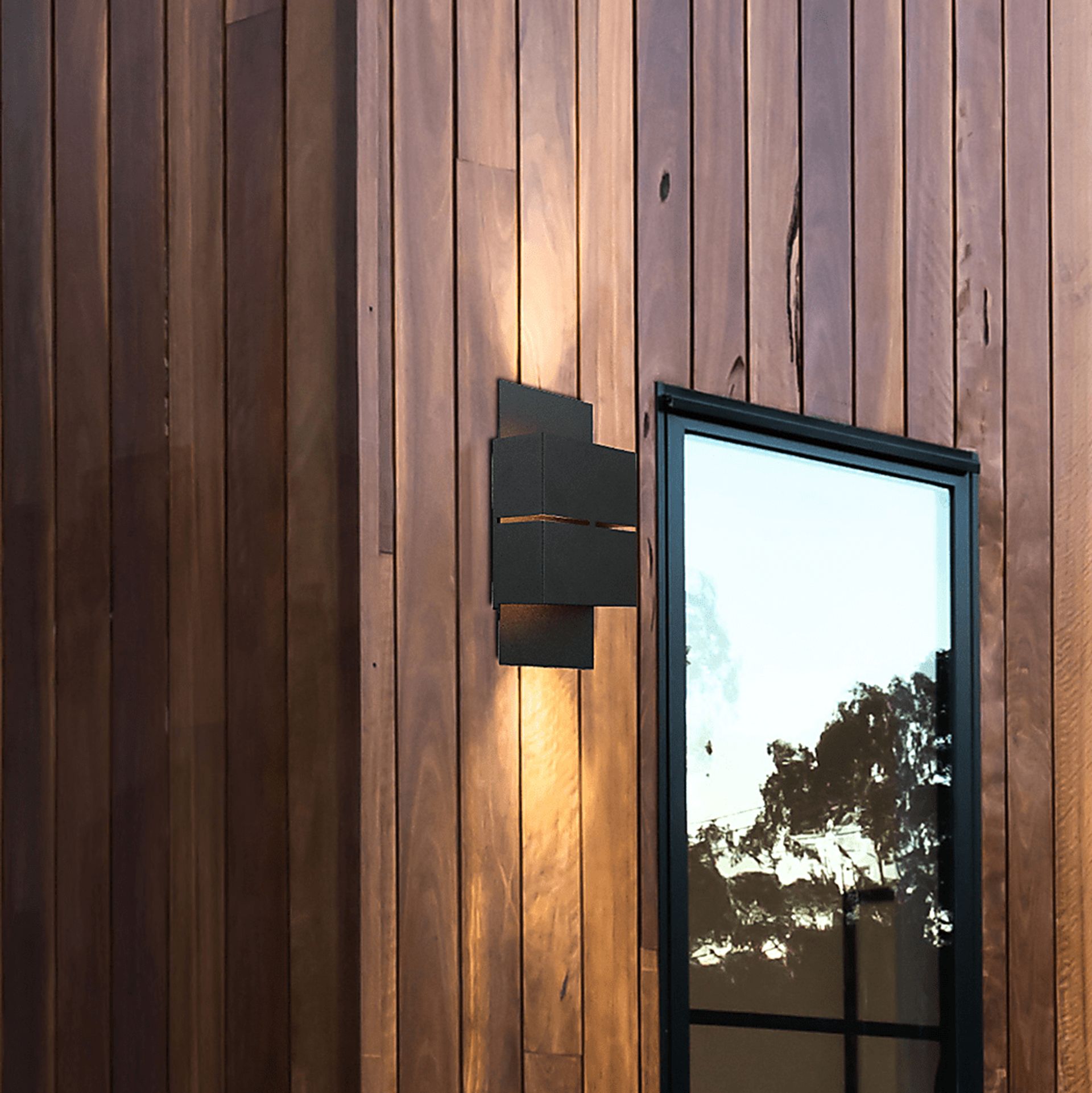 Gagne Lake Black Outdoor Sconce - Image 9