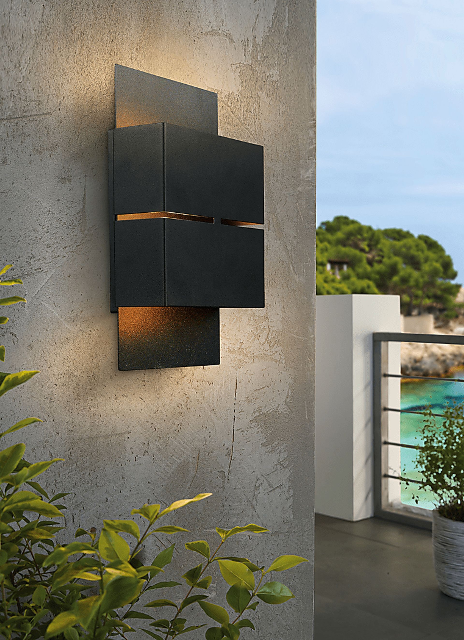 Gagne Lake Black Outdoor Sconce - Image 2