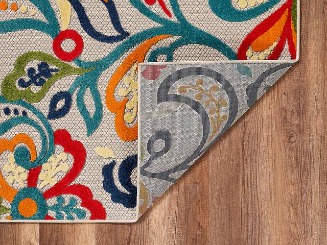 Galdosa Multi 6'7 x 9' Indoor/Outdoor Rug - Thumbnail - Image 4