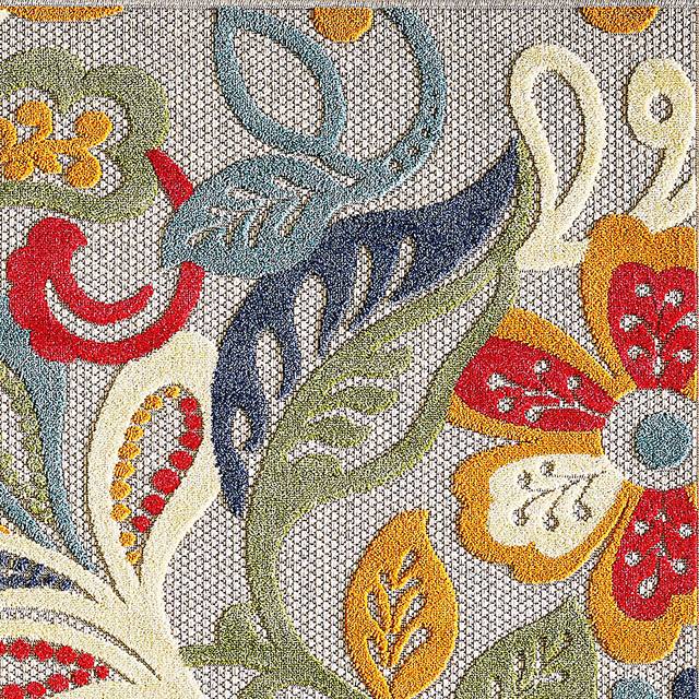 Galdosa Multi 6'7 x 9' Indoor/Outdoor Rug - Thumbnail - Image 7