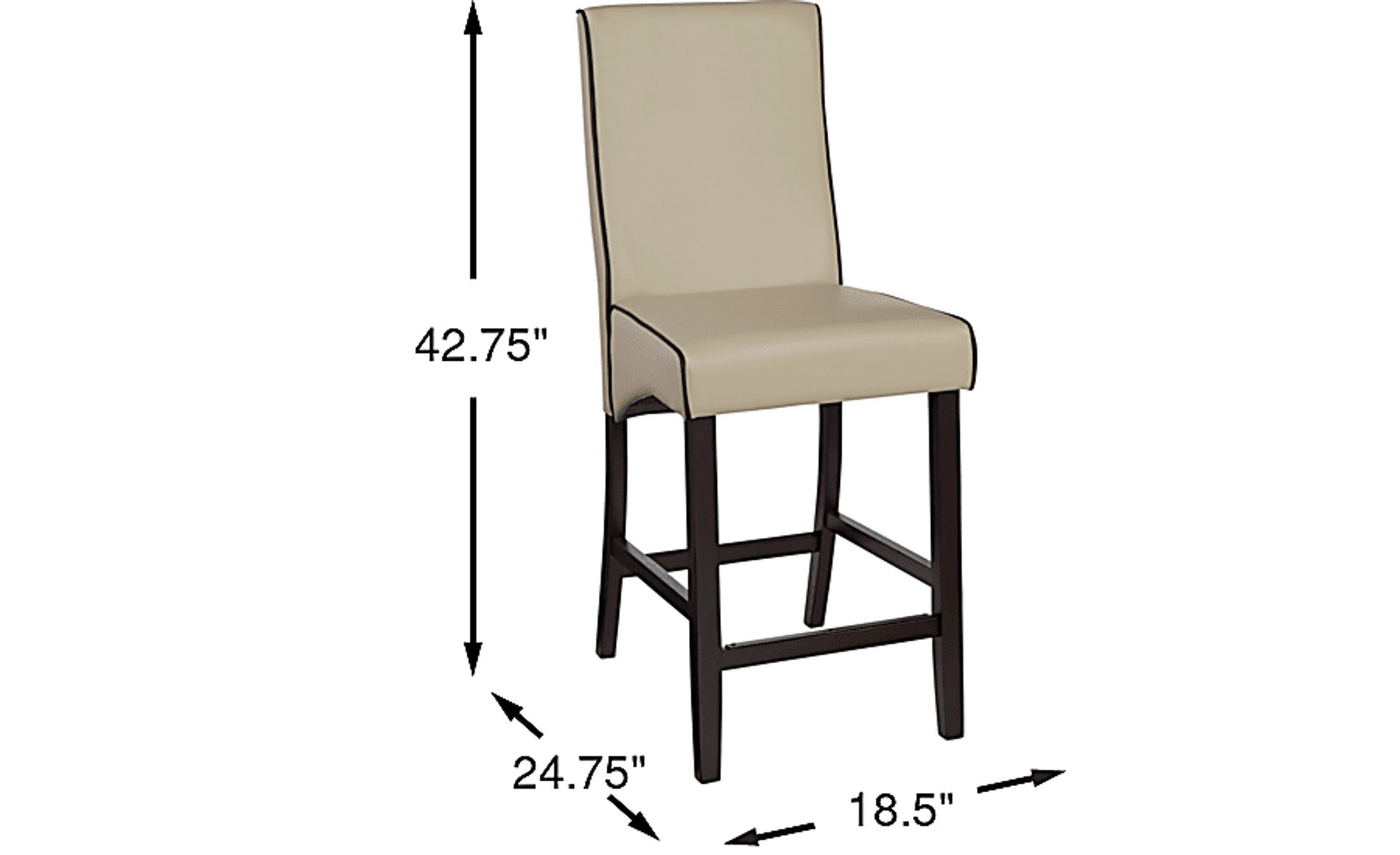 Dimension Image. Please refer to the Dimension Tab on this page for dimension details.