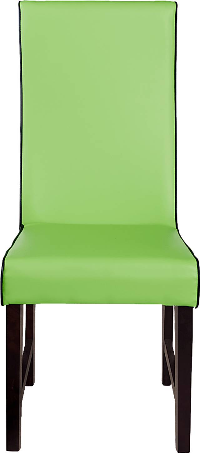 Colonia Hills Espresso 5 Pc 72 in. Rectangle Dining Room with Green Chairs - Thumbnail - Image 4