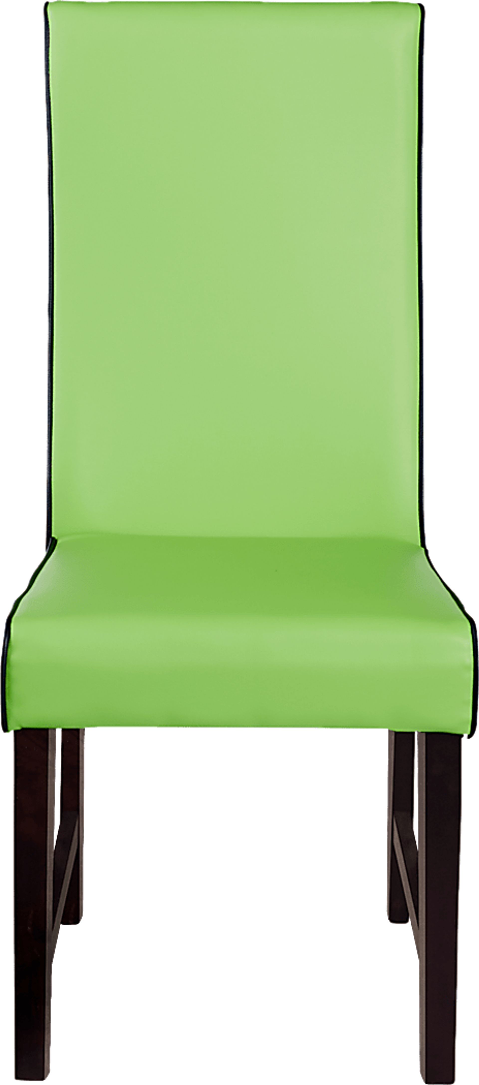 Colonia Hills Espresso 7 Pc 72 in. Rectangle Dining Room with Green Chairs - Image 4