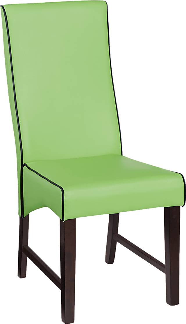Colonia Hills Espresso 5 Pc 72 in. Rectangle Dining Room with Green Chairs - Thumbnail - Image 3