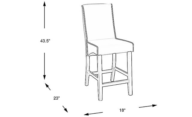 Dimension Image. Please refer to the Dimension Tab on this page for dimension details.
