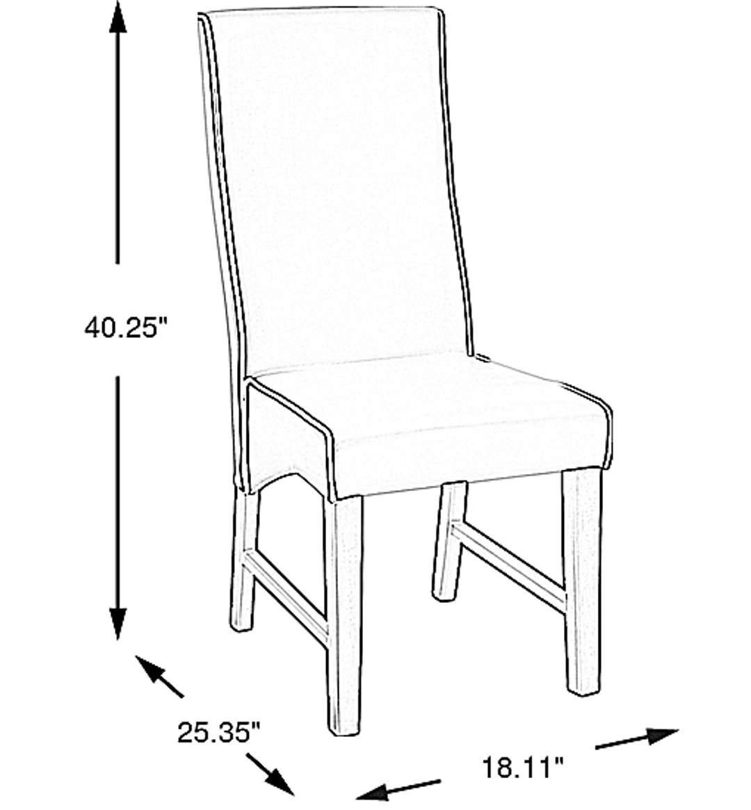 Galena Red Side Chair