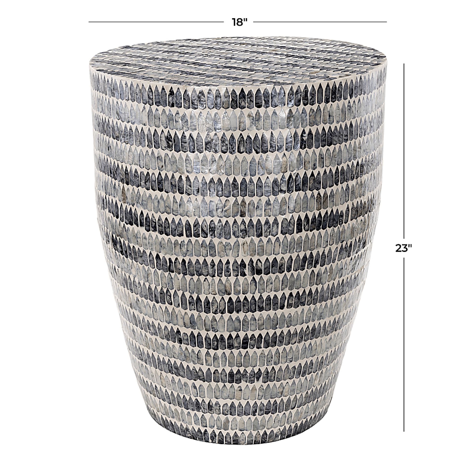 Galer Blue End Table - Image 7