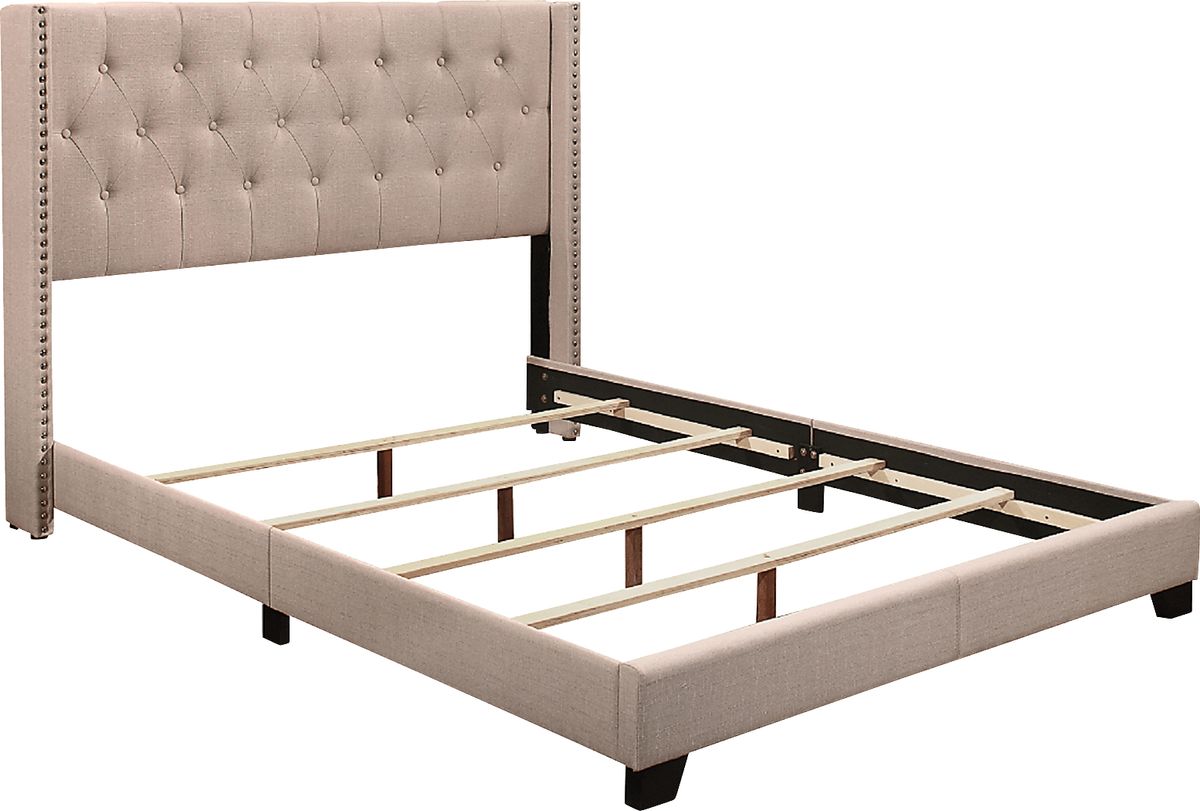 Galewood Beige Colors,Light Wood,White Queen Bed | Rooms to Go