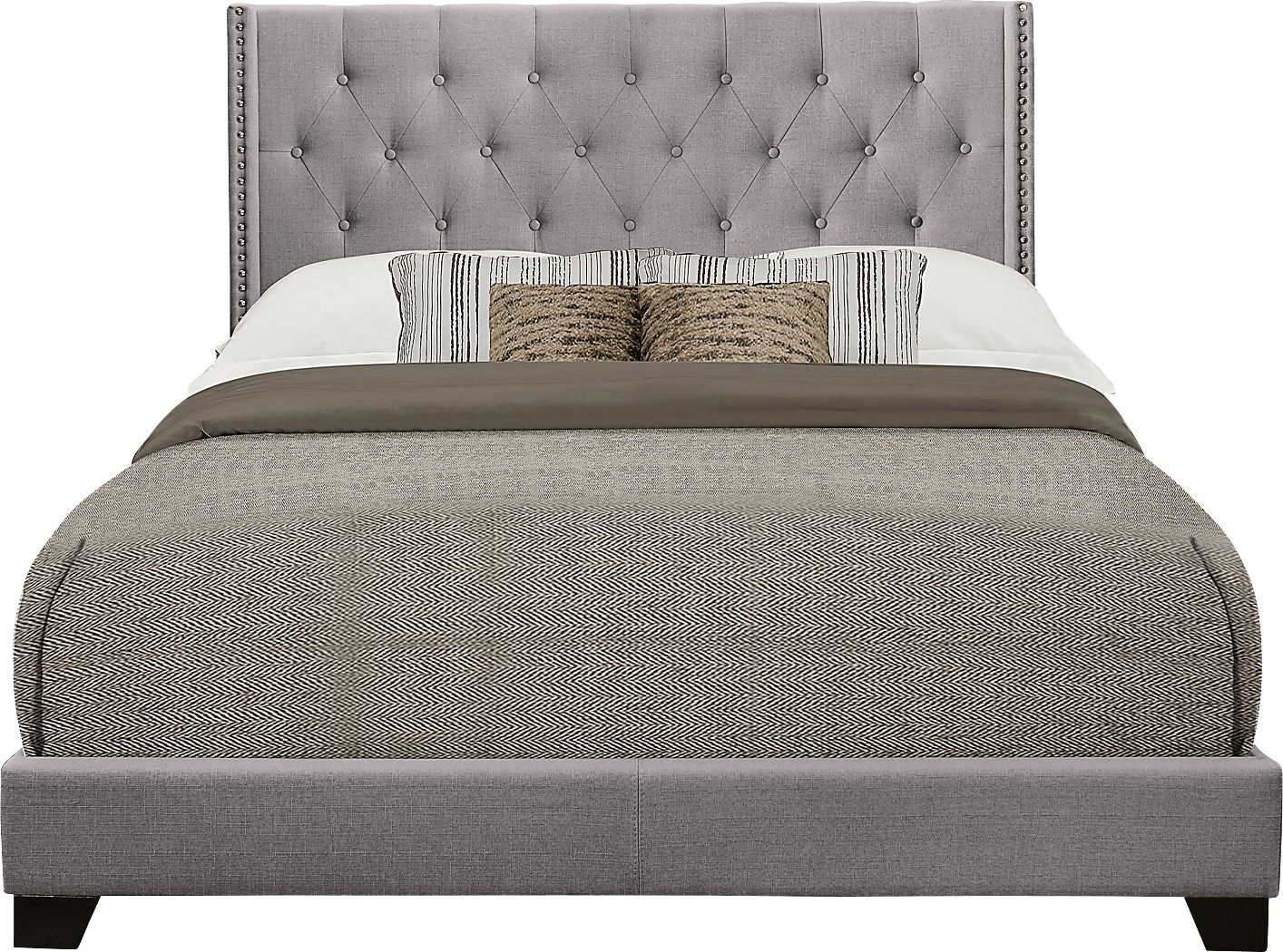 Galewood Gray Queen Upholstered Bed