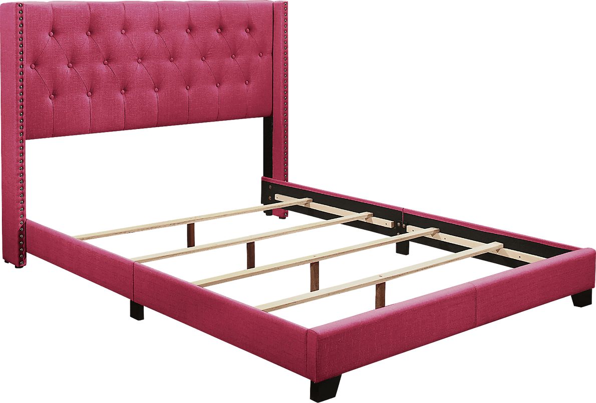 Galewood Pink Full Upholstered Bed