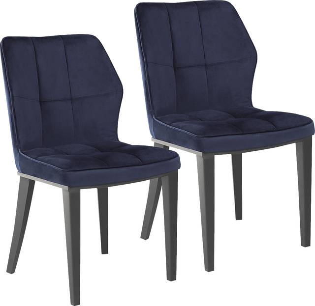 Galinda Blue Side Chair, Set of 2 - Thumbnail - Image 1