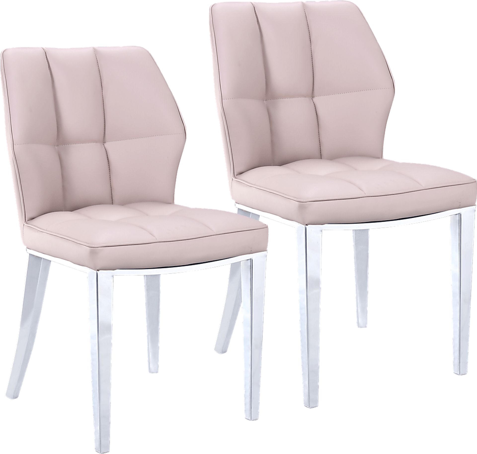 Galinda Pink Side Chair, Set of 2 - Image 1