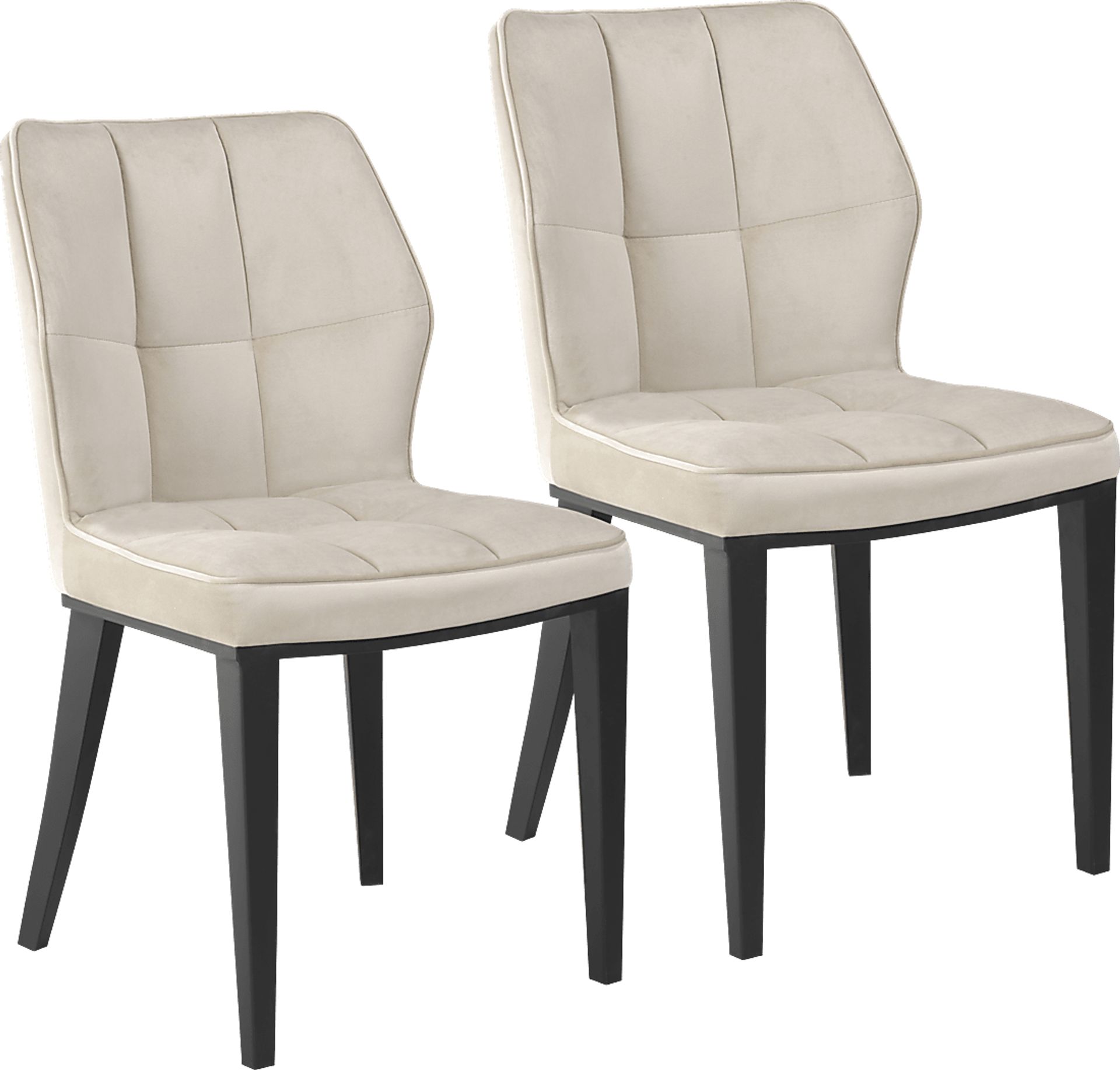 Galinda Tan Side Chair, Set of 2 - Image 1