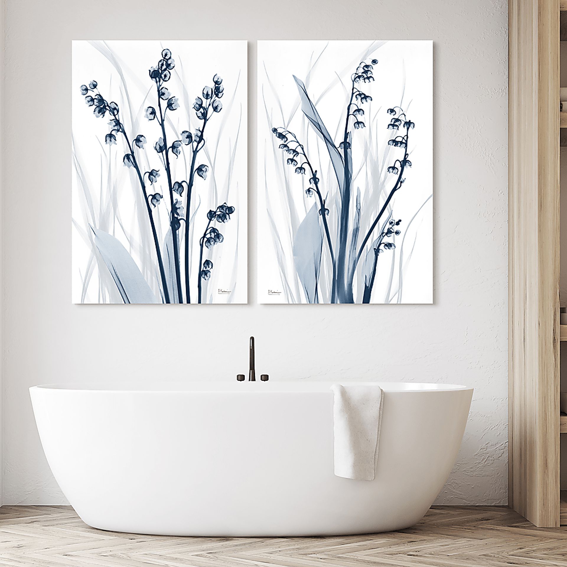 Galisteo Blue Artwork, Set of 2 - Image 4