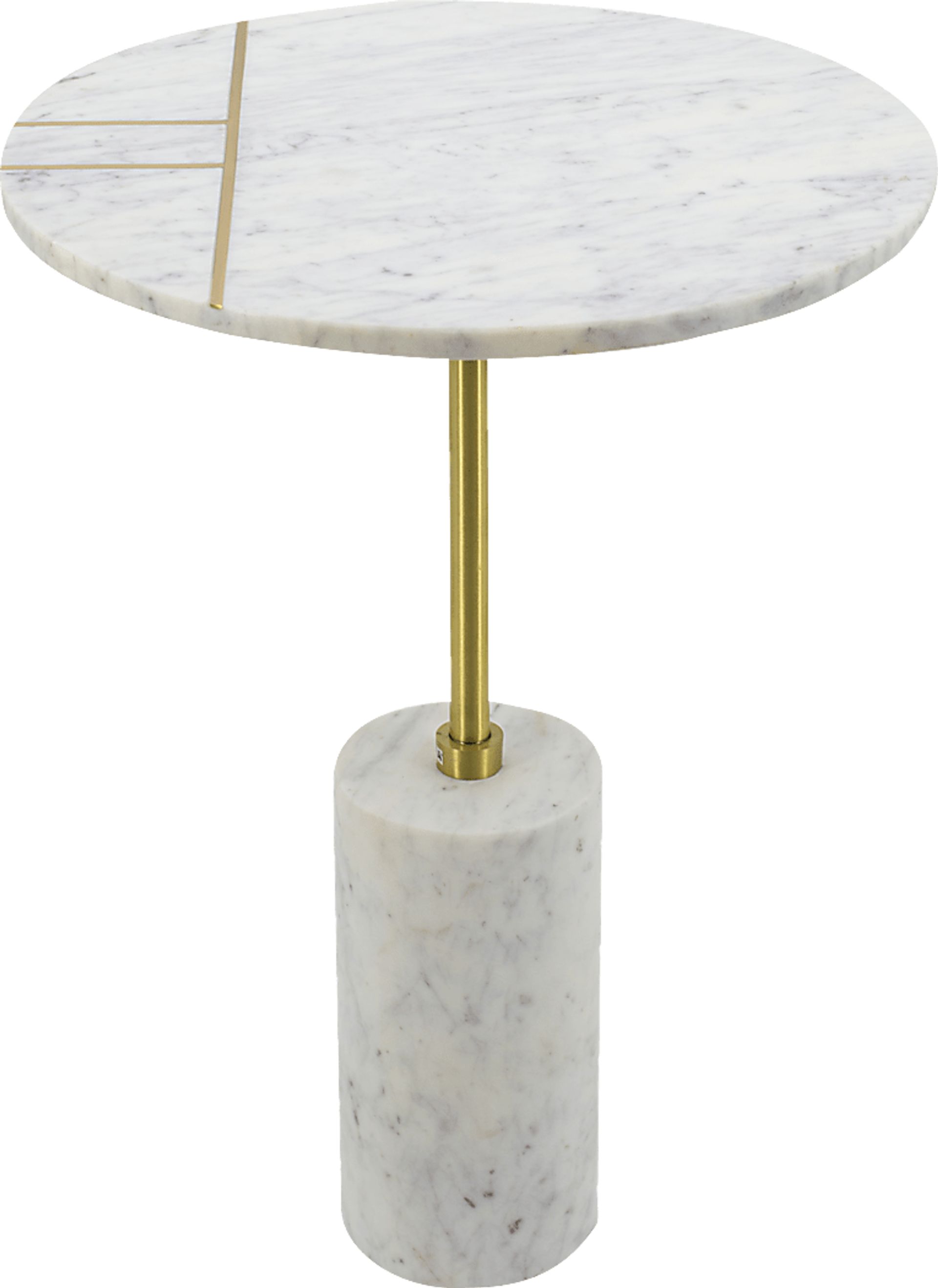 Galitzen Brass Accent Table - Image 1
