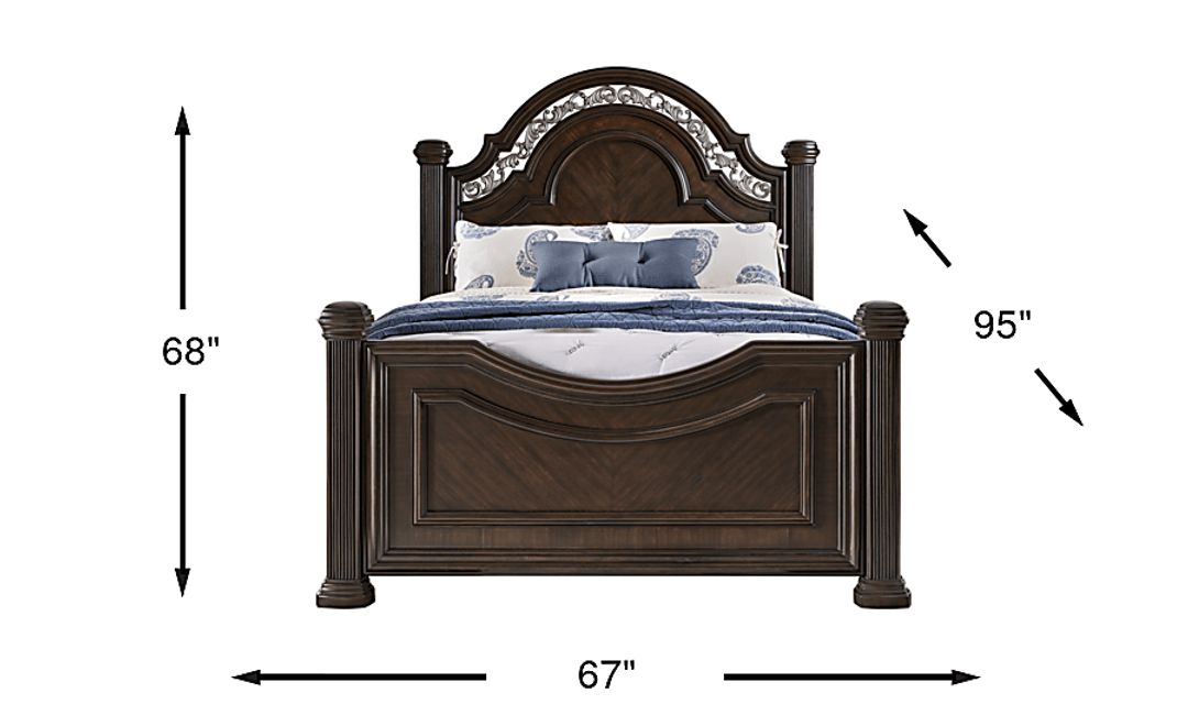 Gallagher Avenue Brown 3 Pc Queen Panel Bed