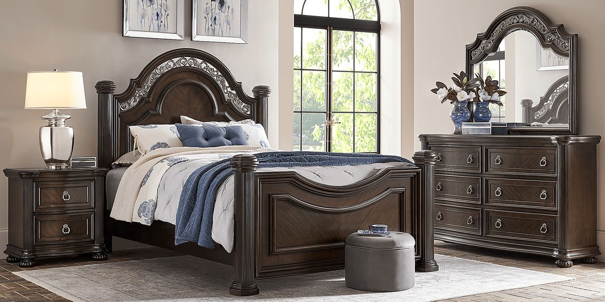 Gallagher Avenue Brown 5 Pc King Panel Bedroom