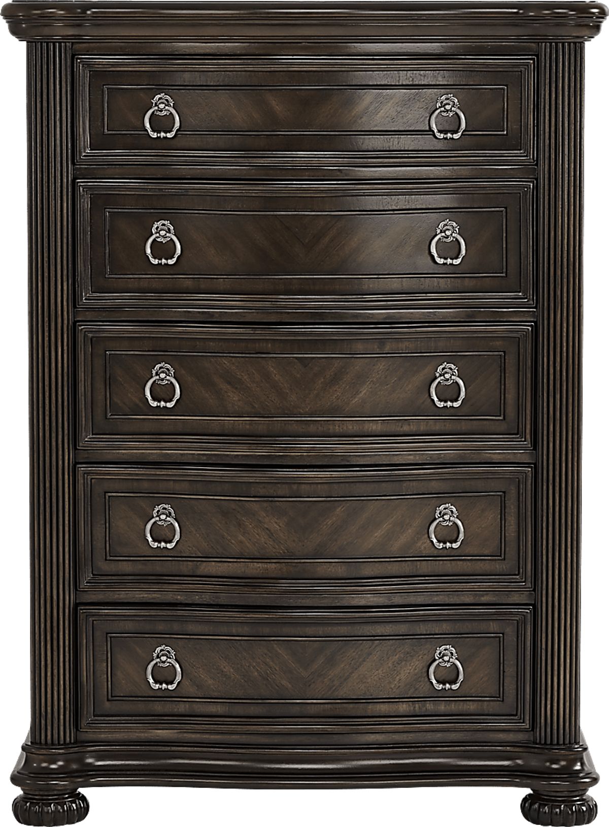 Gallagher Avenue Brown Dark Wood Chest
