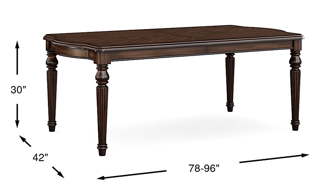 Gallagher Avenue Brown Dining Table