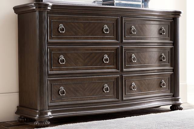 Gallagher Avenue Brown 5 Pc Queen Panel Bedroom - Thumbnail - Image 6