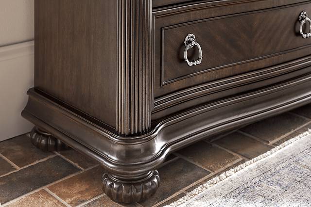 Gallagher Avenue Brown 5 Pc Queen Panel Bedroom - Thumbnail - Image 7