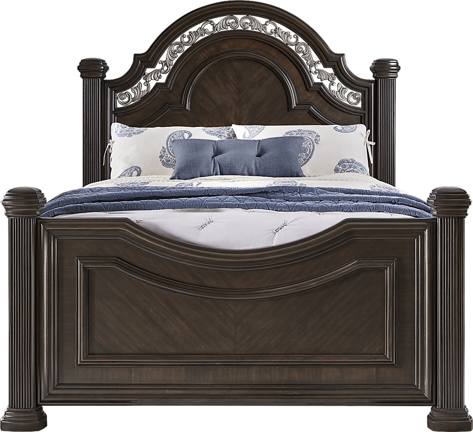 Gallagher Avenue Brown 3 Pc King Panel Bed - Image 1