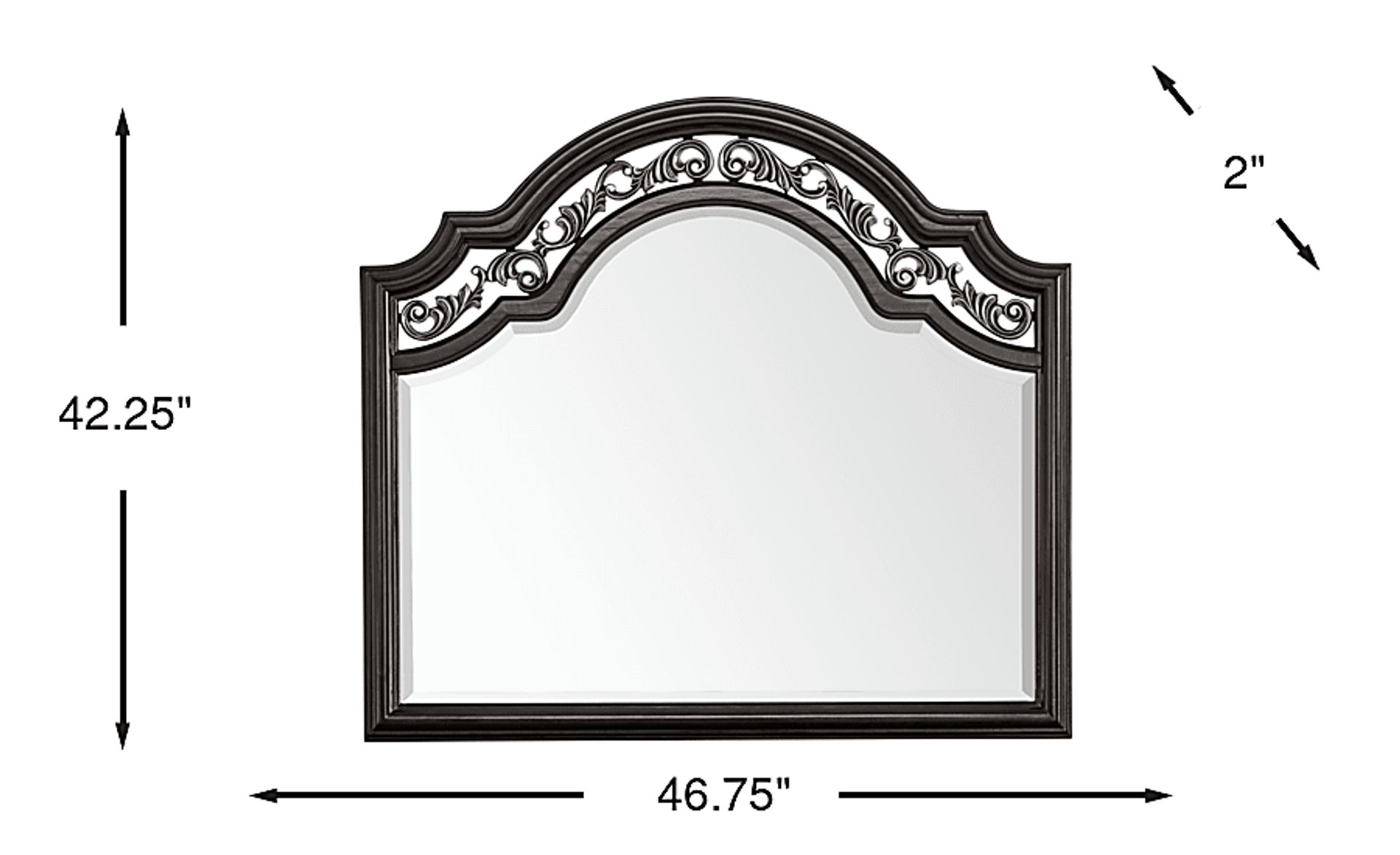 Dimension Image. Please refer to the Dimension Tab on this page for dimension details.